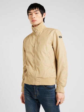 Schott NYC Tussenjas in Beige: voorkant