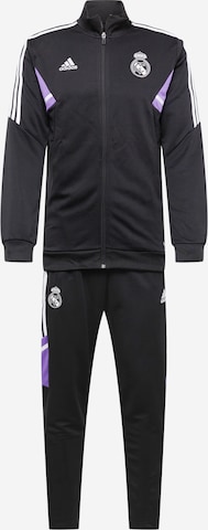 ADIDAS PERFORMANCE Športna trenirka 'Real Madrid Condivo 22' | črna barva: sprednja stran