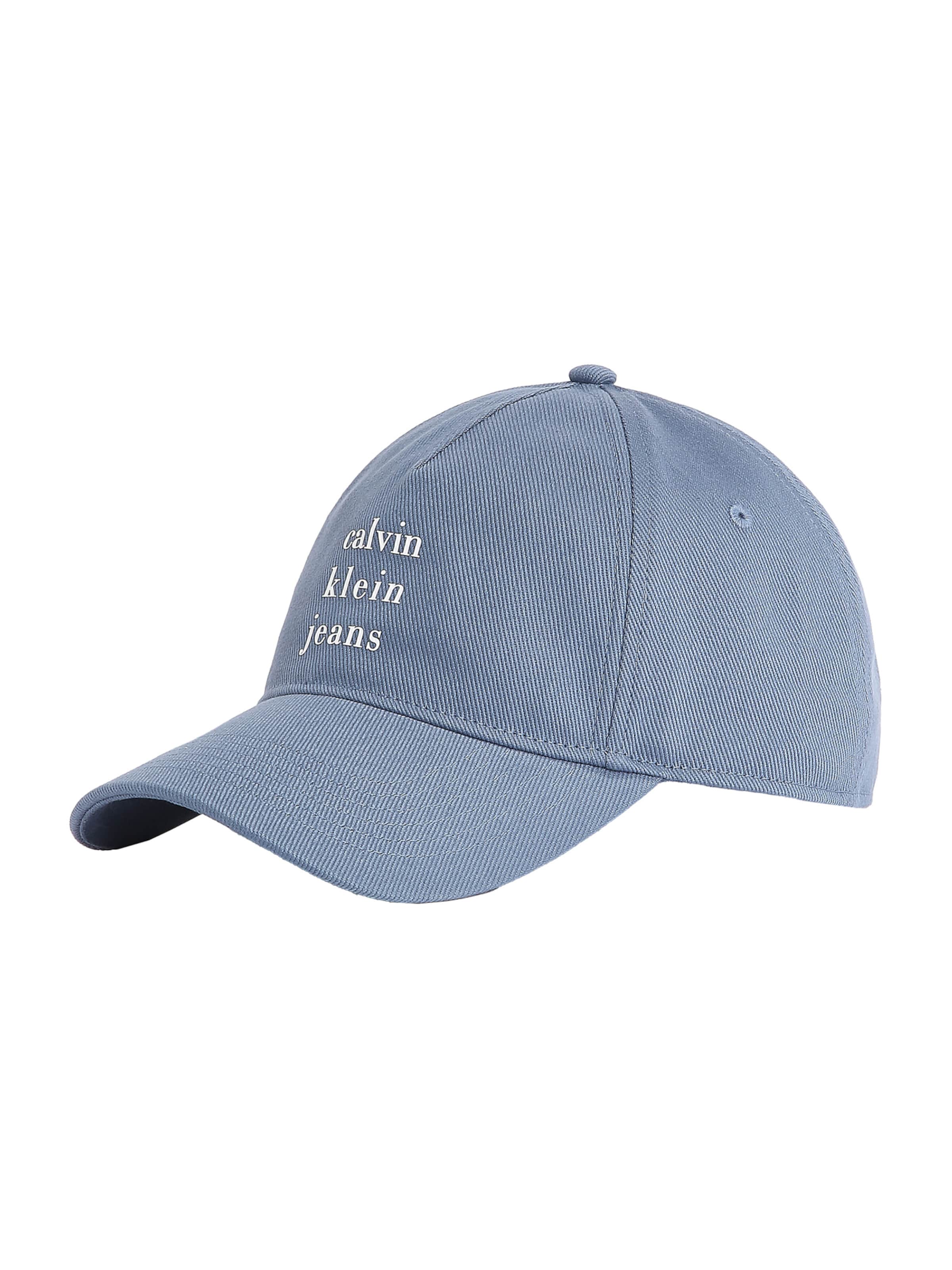 Șapcă Calvin Klein pe albastru denim / alb, Vizualizare produs