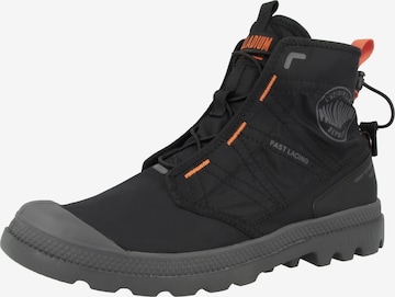 Palladium Lace-up boots in Black: front