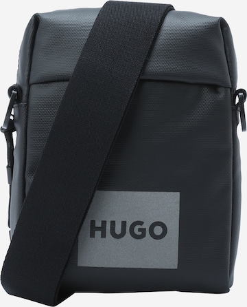 HUGO - Bolso de hombro 'Quantum' en negro: frente