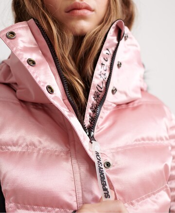 Superdry Snow Skijacke 'Luxe' in Pink