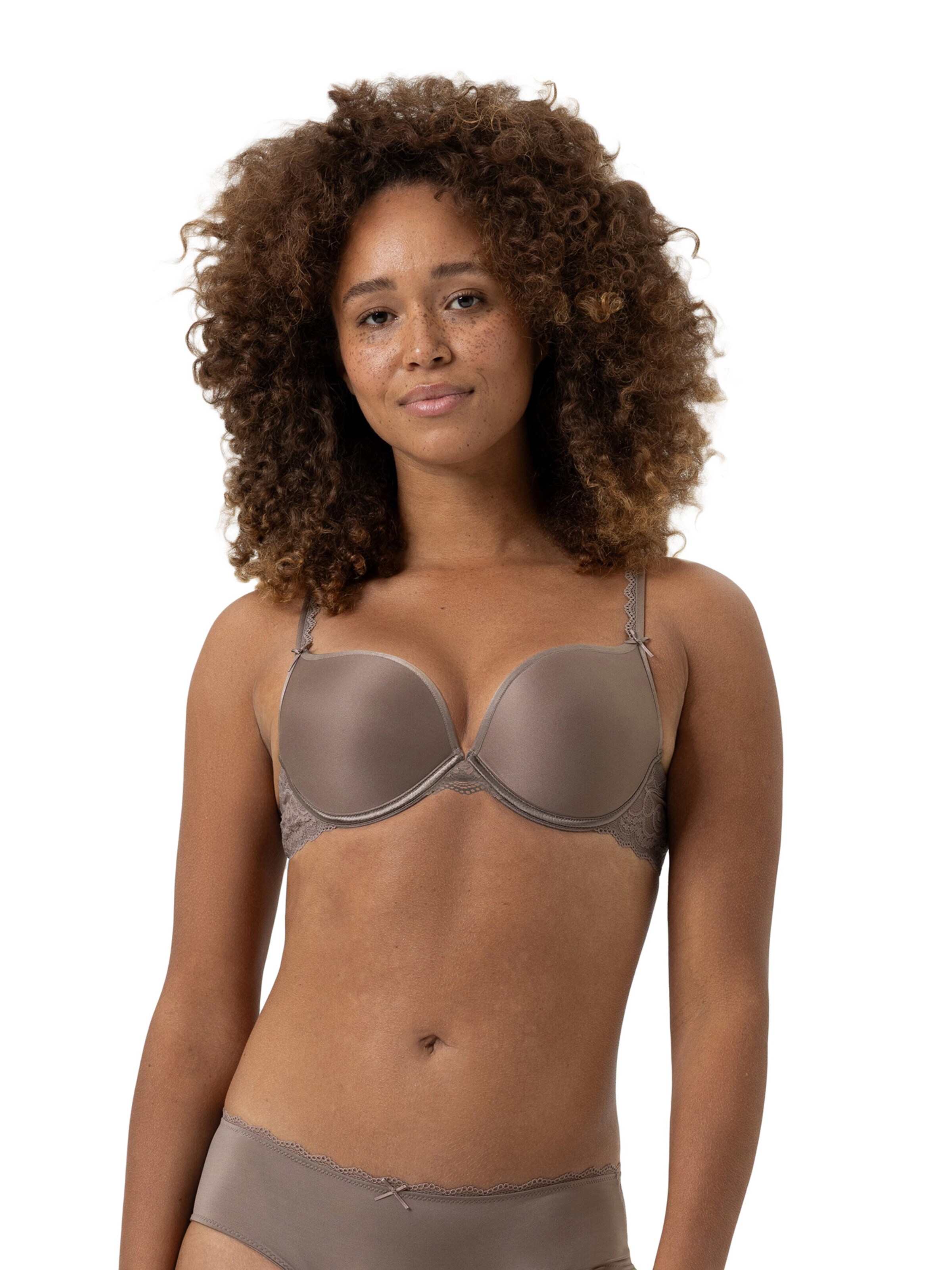 Mey Push-up Bra in Brown: front