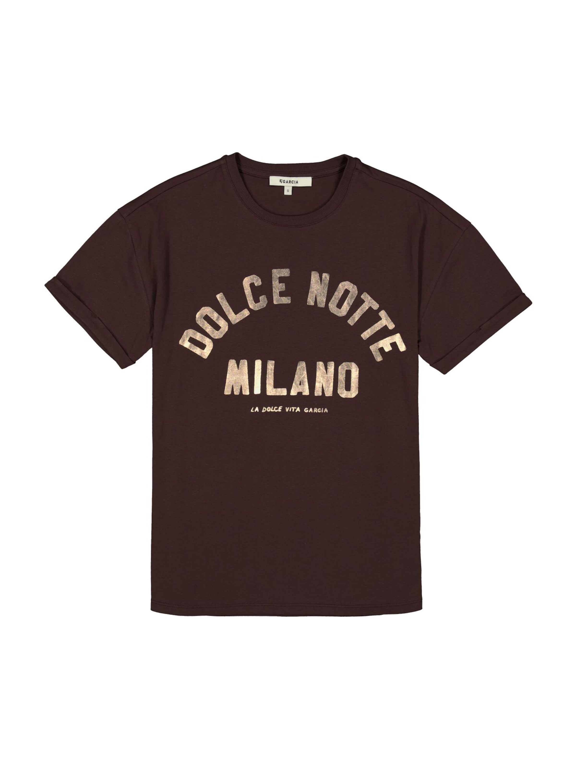GARCIA T-Shirt in Braun: Vorderseite