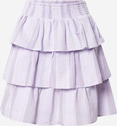 Cecilie Copenhagen Falda 'Becky' en lila / blanco, Vista del producto