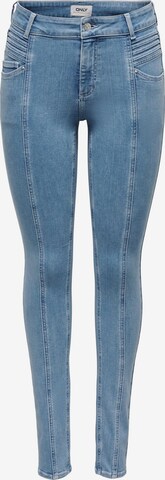 ONLY Slimfit Jeans 'BLUSH' in Blauw: voorkant
