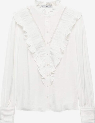 Camicia da donna 'Jaky' di MANGO in bianco: frontale