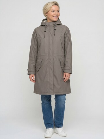 Derbe Winter Coat 'Tildaholm' in Brown