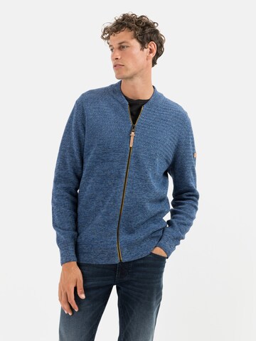 CAMEL ACTIVE Knit Cardigan in Blue: front