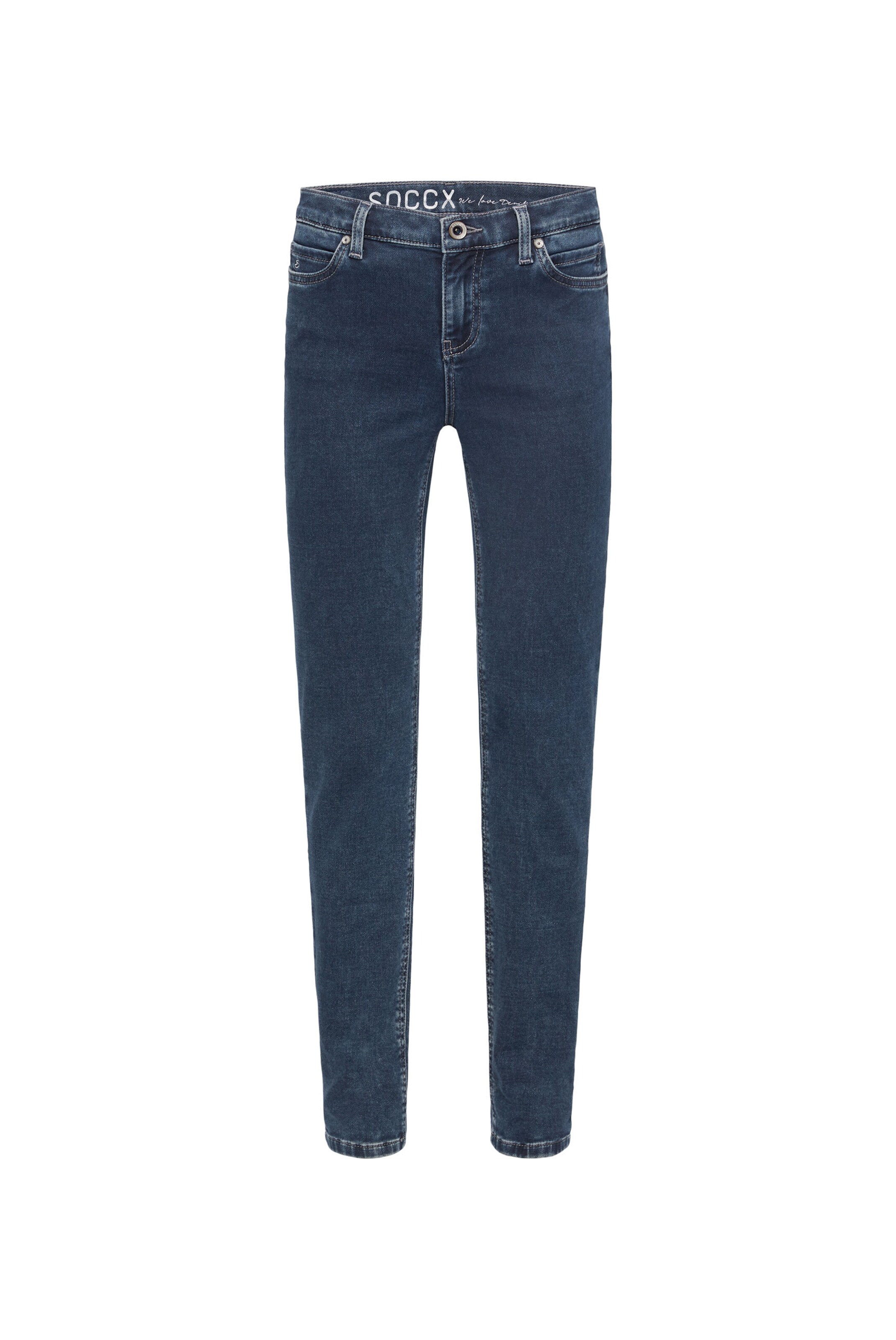 Soccx Slimfit Jeans 'HE:DI ' in Blau: Vorderseite