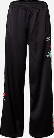 ADIDAS ORIGINALS Regular Broek 'FLORAL FIREBIRD' in Zwart: voorkant