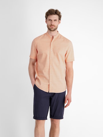 LERROS Regular fit Button Up Shirt in Orange: front