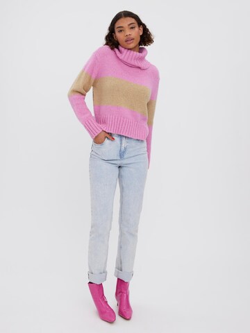 VERO MODA Pullover 'Wine' in Pink