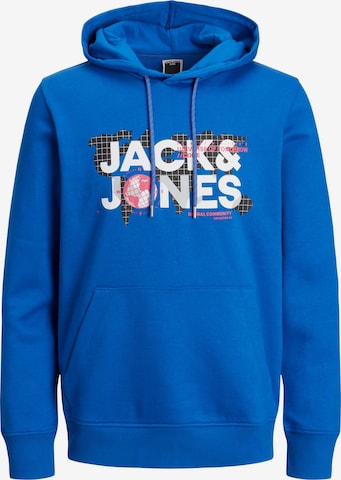 Sweat-shirt 'JCODust' JACK & JONES en bleu : devant