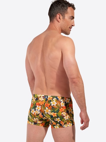 HOM Badeshorts ' Swim Shorts Etna ' in Grün