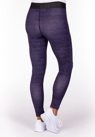 ViertelMond Slim fit Leggings in Purple