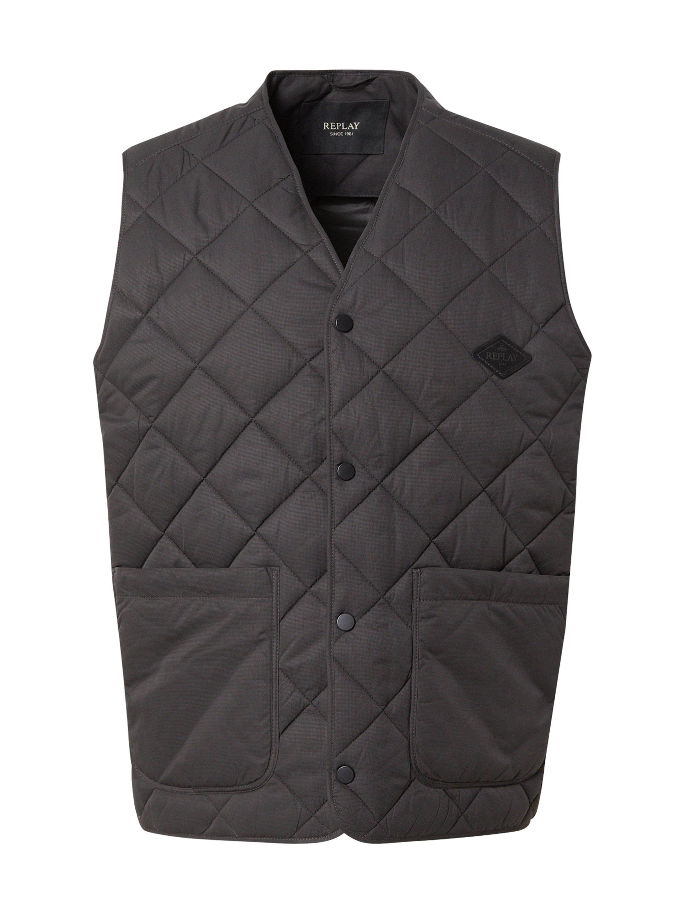 Gilet di REPLAY in nero: frontale