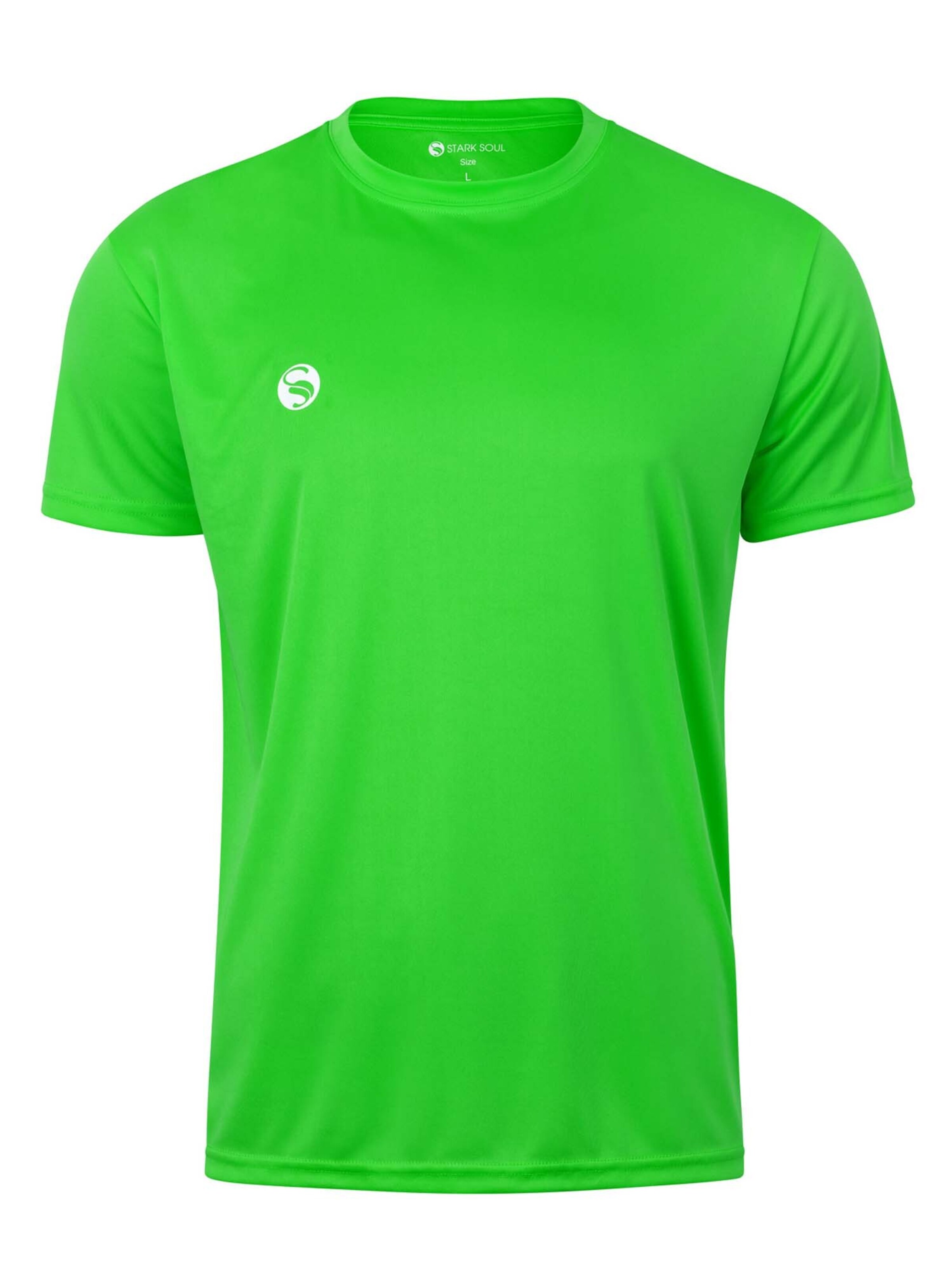 Stark Soul - Camisa funcionais 'Breeze' em verde: frente