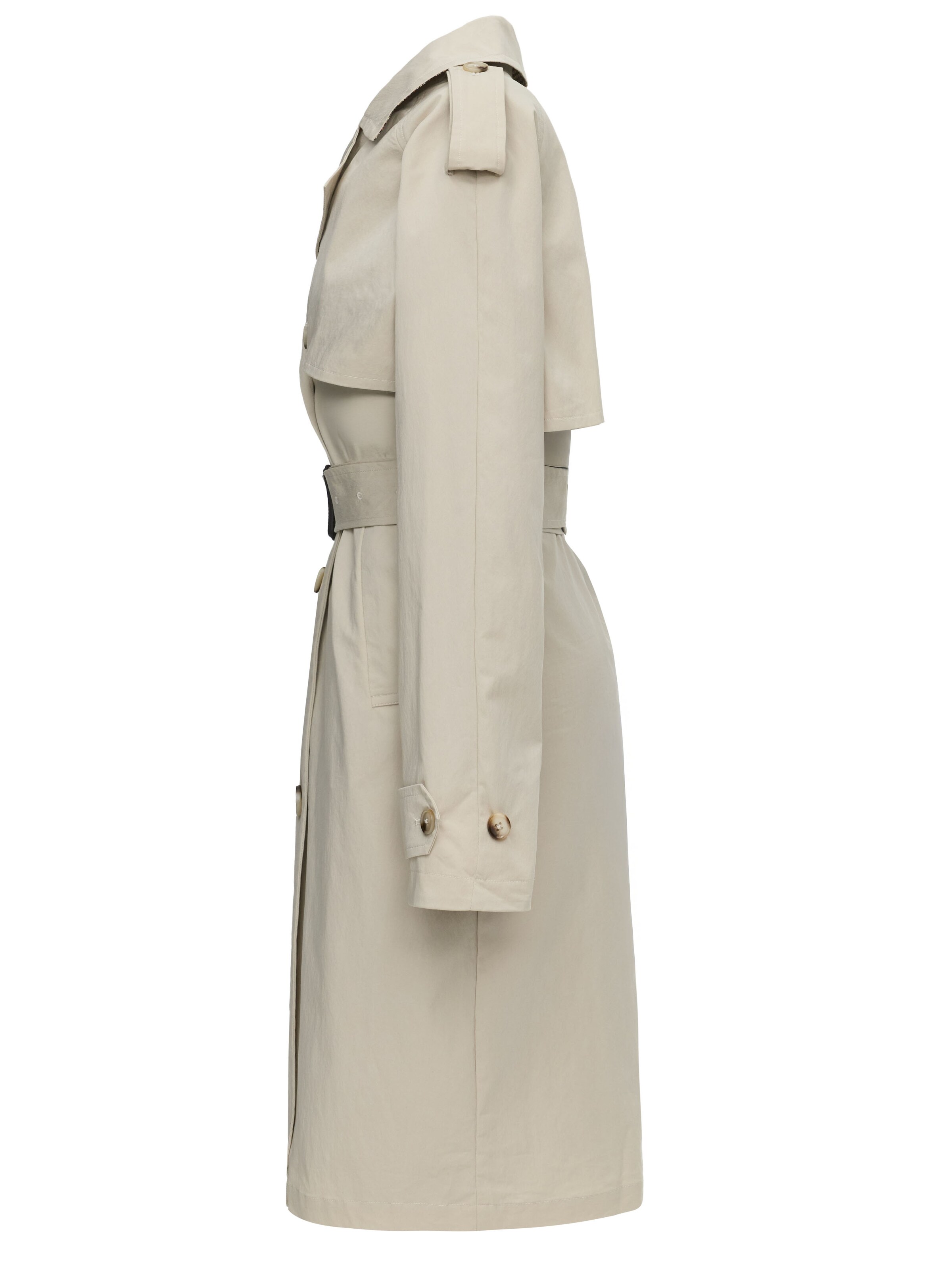 MANISA Between-season jacket 'Trenchcoat' in Beige