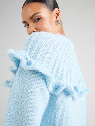 PIECES Trui 'PCRIKKA' in Blauw