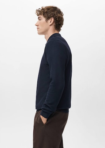 MANGO MAN Sweater 'Tenp' in Blue