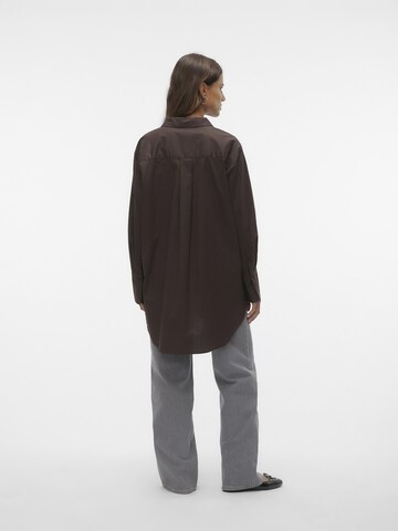 VERO MODA Blouse 'MATHILDE' in Bruin