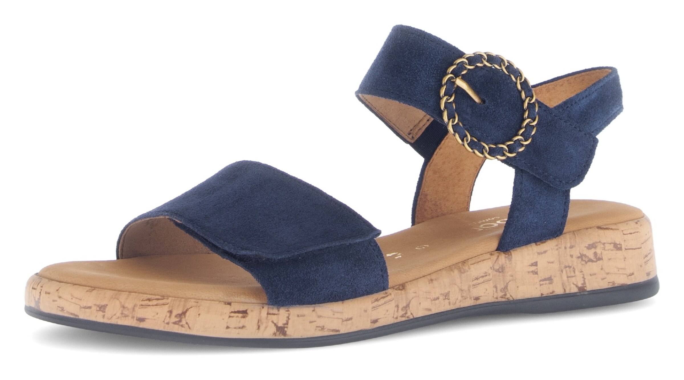GABOR Strap sandal in Blue: front