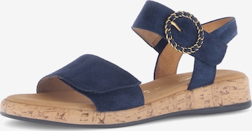 GABOR Sandale in Blau: Vorderseite