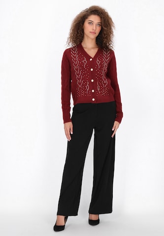 faina - Cárdigan en rojo