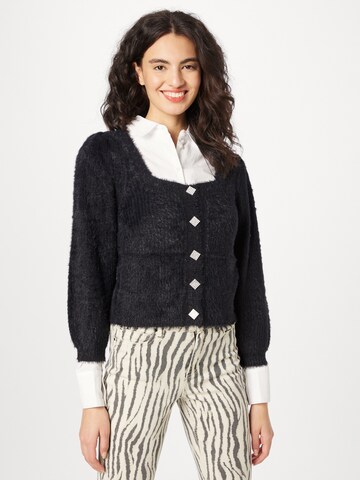 River Island Knit cardigan in Black: front