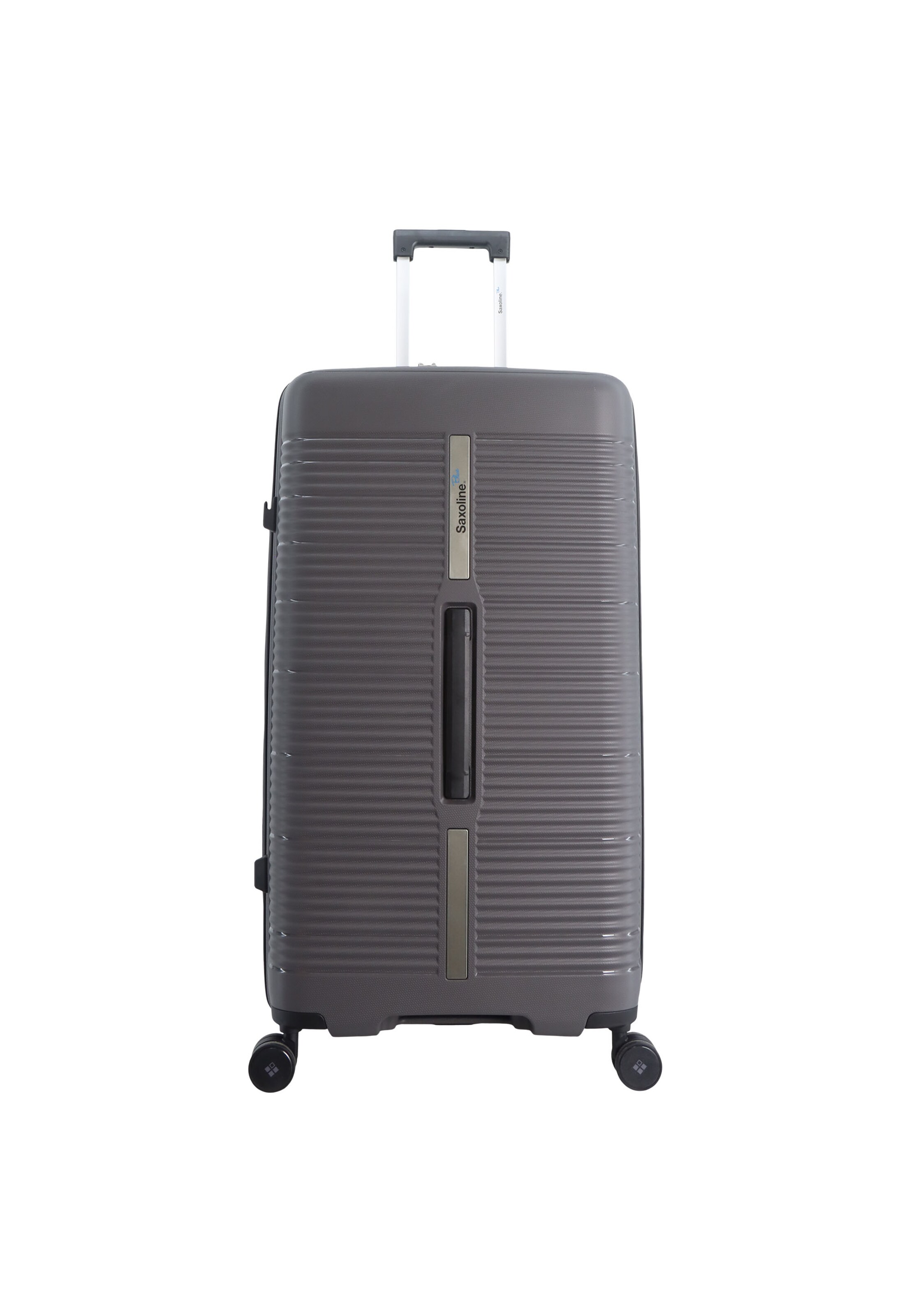 Saxoline Blue Suitcase 'Overly' in Grey: front