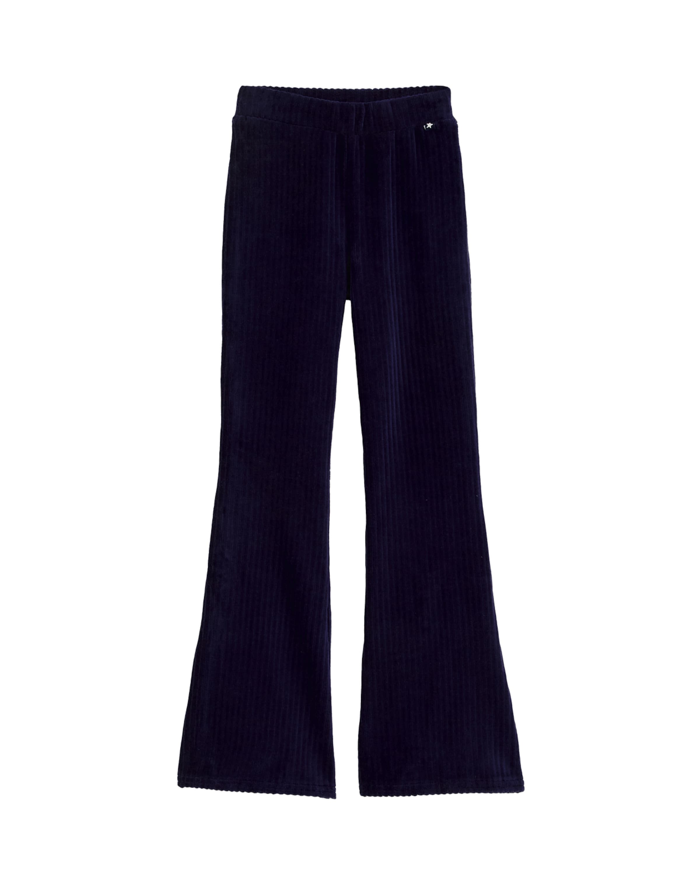 WE Fashion Расклешенный Леггинсы в Синий: спереди