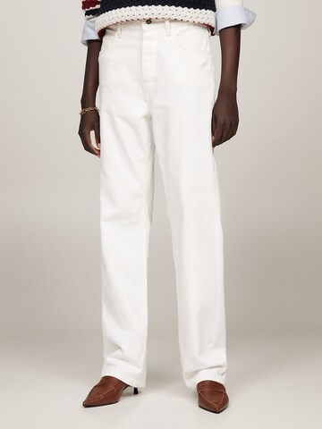 TOMMY HILFIGER Loosefit Jeans in Beige: voorkant