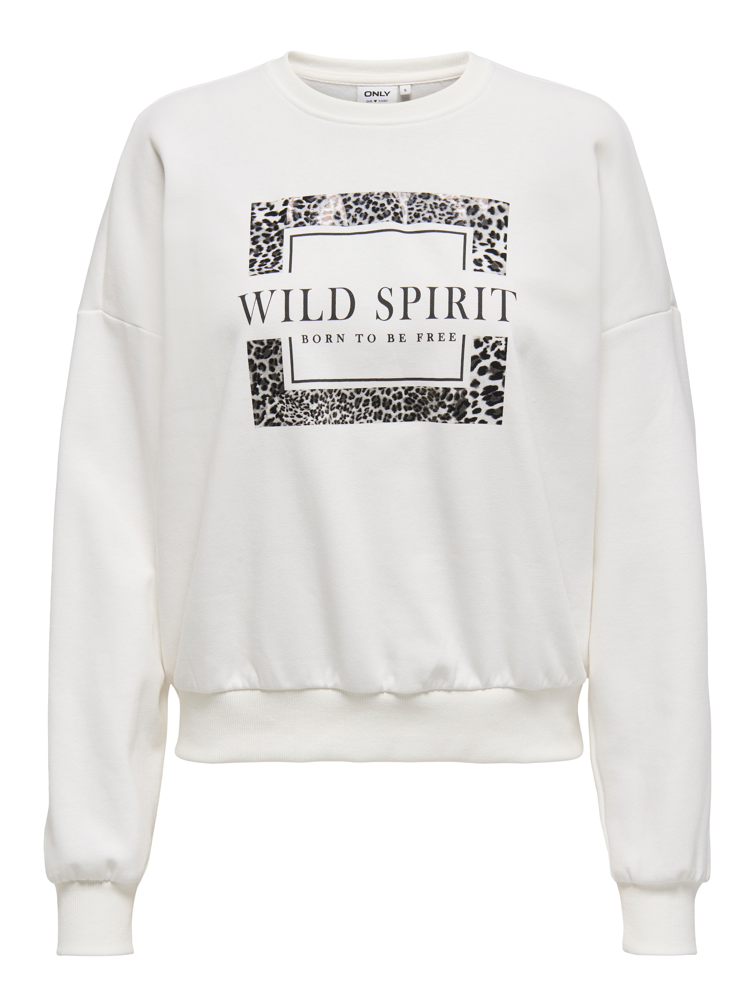 ONLY Sweatshirt in Weiß: Vorderseite