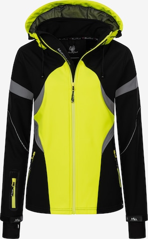 Rock Creek Outdoorjacke in Gelb: predná strana