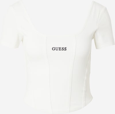 GUESS Тениска 'RUTH ACTIVE' в черно / бяло, Преглед на продукта
