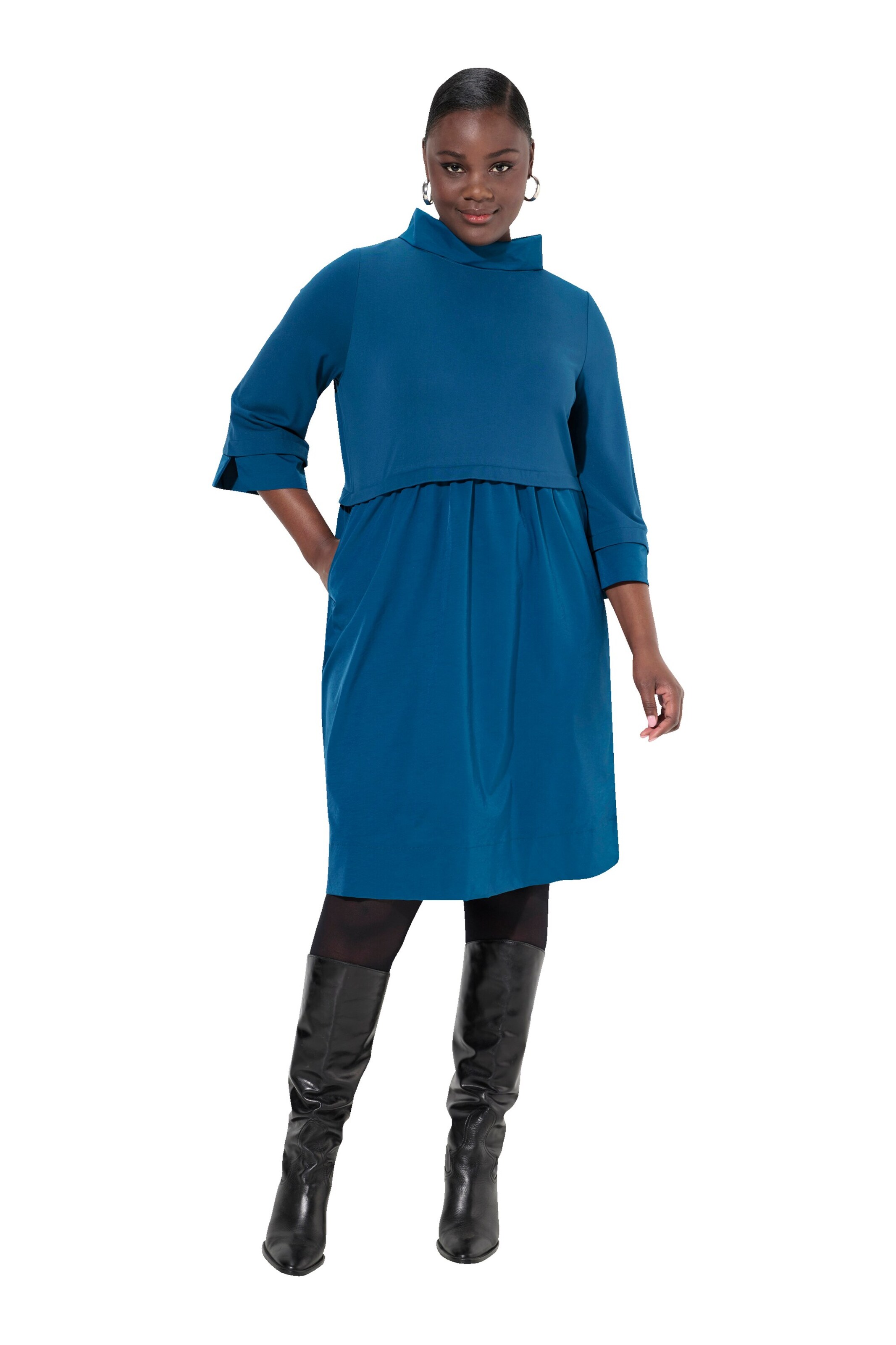 Ulla Popken Kleid in Blau