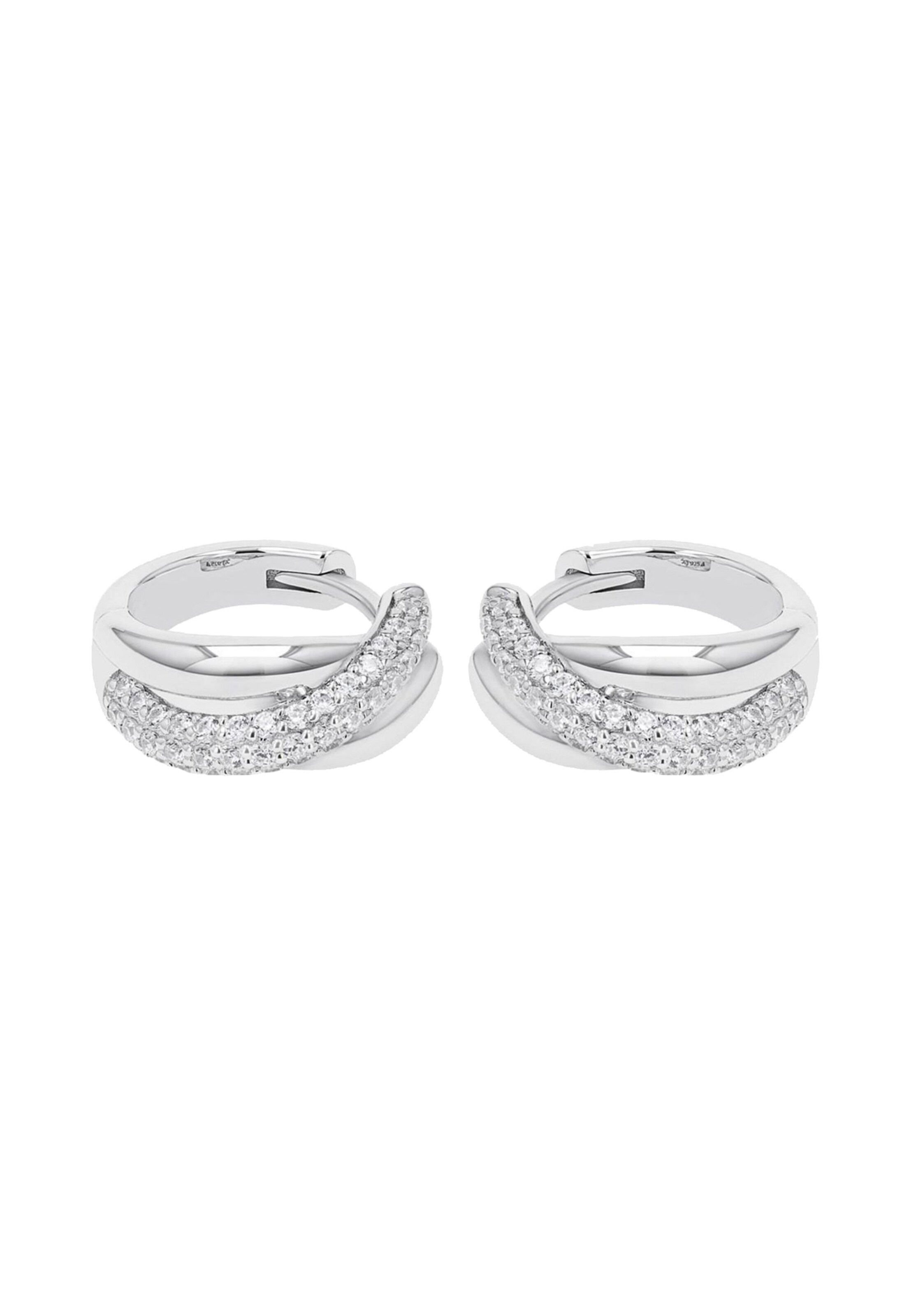 JOOP! Earrings 'Creolen' in Silver