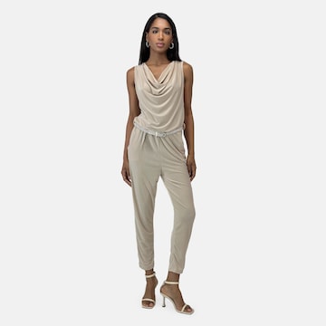 Elara Jumpsuit in Beige: front