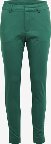 Pantalon chino 'Lea' Kaffe en vert : devant