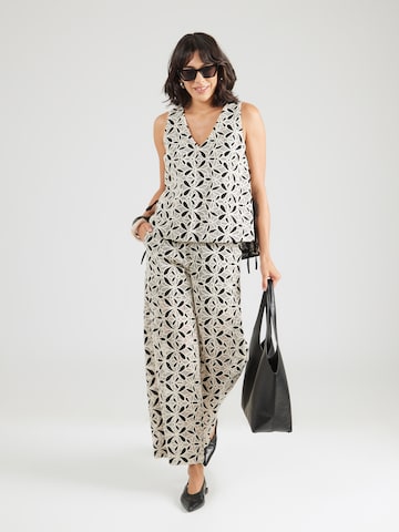 FRNCH PARIS - Perna larga Calças em preto