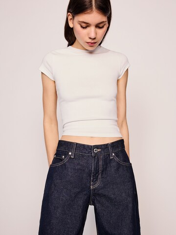 Bershka Wide leg Jeans in Blue