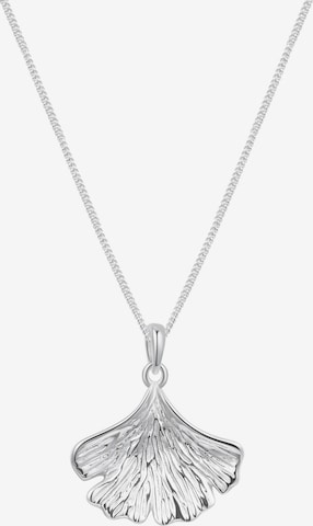 Hey Happiness Kette 'Ginkgo' in Silber: Vorderseite