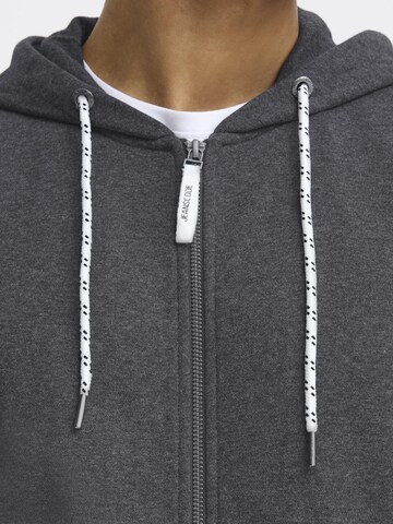 INDICODE JEANS - Sudadera con cremallera 'Playno' en gris
