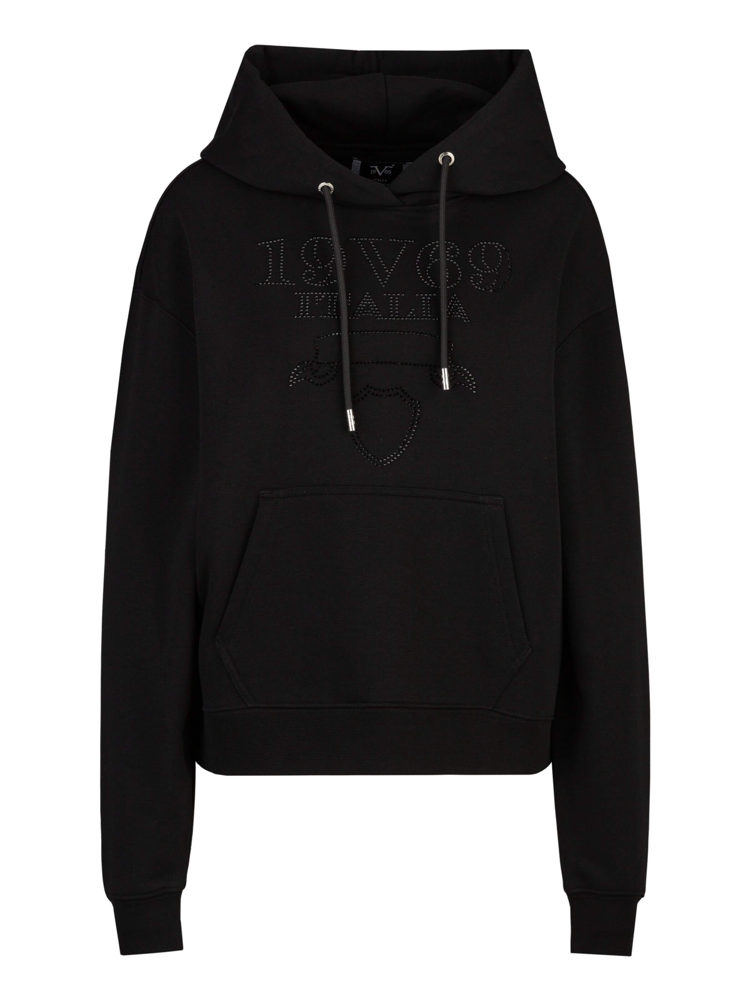 19V69 ITALIA Sweatshirt ' Kara ' in Black: front