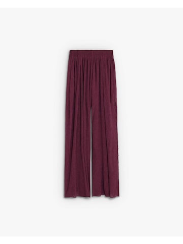 Scalpers Wide leg Trousers in Purple: side