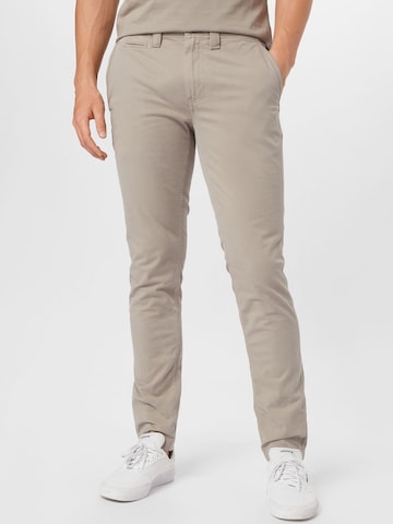 Calvin Klein Jeans Skinny Chinobukse i beige: forside