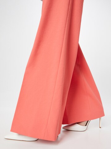 DRYKORN Wide leg Trousers with creases 'Before' in Pink