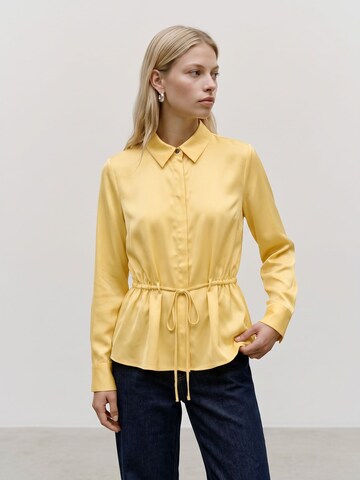 Chemisier 'RIVER' VERO MODA en jaune : devant