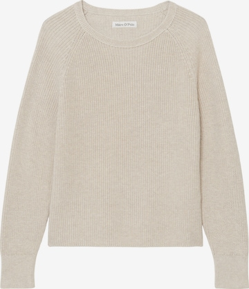 Pull-over Marc O'Polo en beige : devant